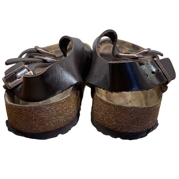 Birkenstock Milano Oiled Brown Leather Men\'s Size 45 (US 12) Good Used Condition main image 6